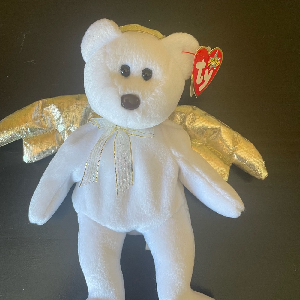 Rare Ty beanie baby bear Halo II or Halo 2